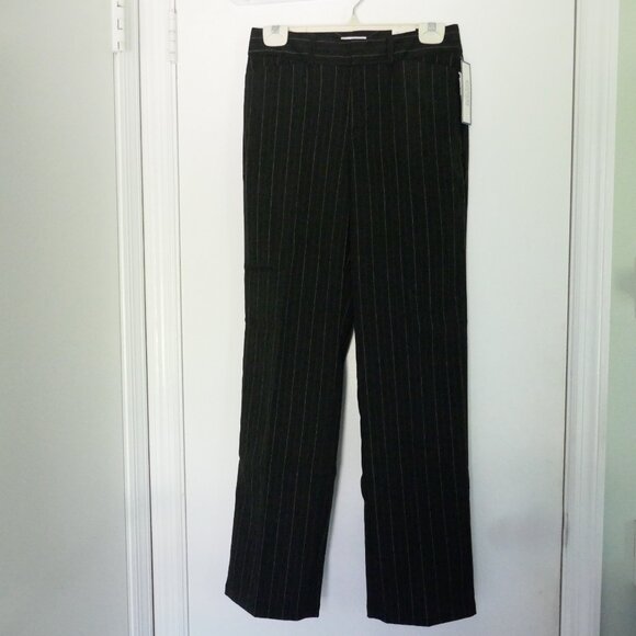 NWT Dockers ideal fit mid rise metro pants stretch pinstripe size 4 - Picture 1 of 7